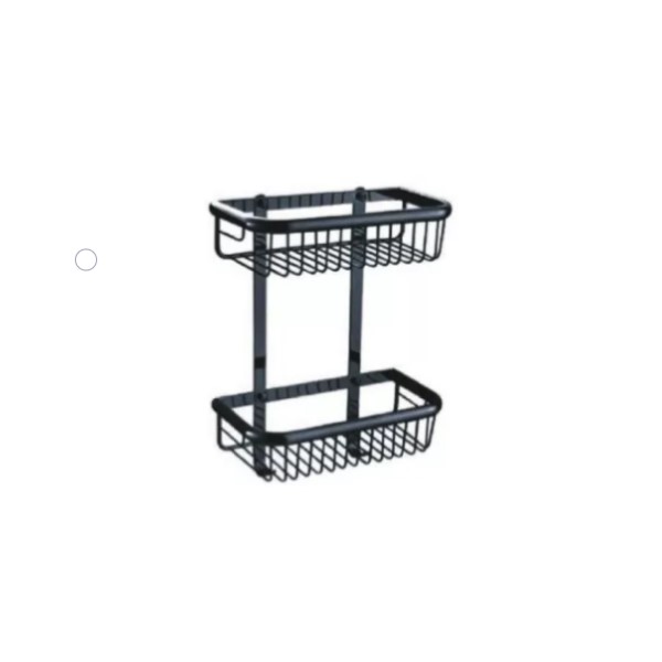 Kệ thẳng hai tầng đồng đen HM-616H 2 1033340603 ke thang hai tang dong den hm 616h 1